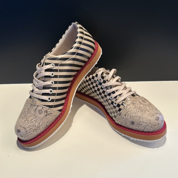 Dogo vegan leather brogues sneakers lace up - Picture 6 of 12